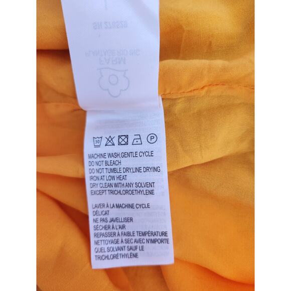 Anthropologie Farm Rio Short-Sleeve Wrap-Front Maxi Dress Size L Red #MA416 - Picture 11 of 11